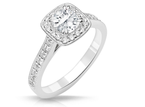 Henly mounting diamond engagement ring from Schwanke-Kasten Jewelers