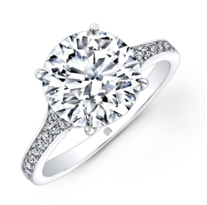 Schwanke-Kasten Jewelers Shank Tapered Up Diamond Engagement Ring Mounting